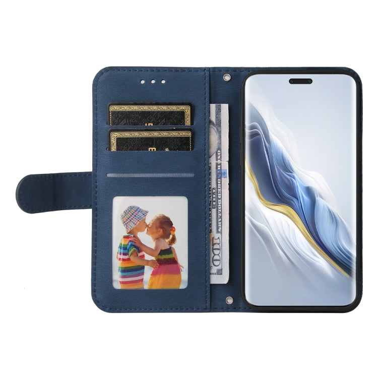 For Honor Magic6 Pro Skin Feel Life Tree Metal Button Leather Phone Case