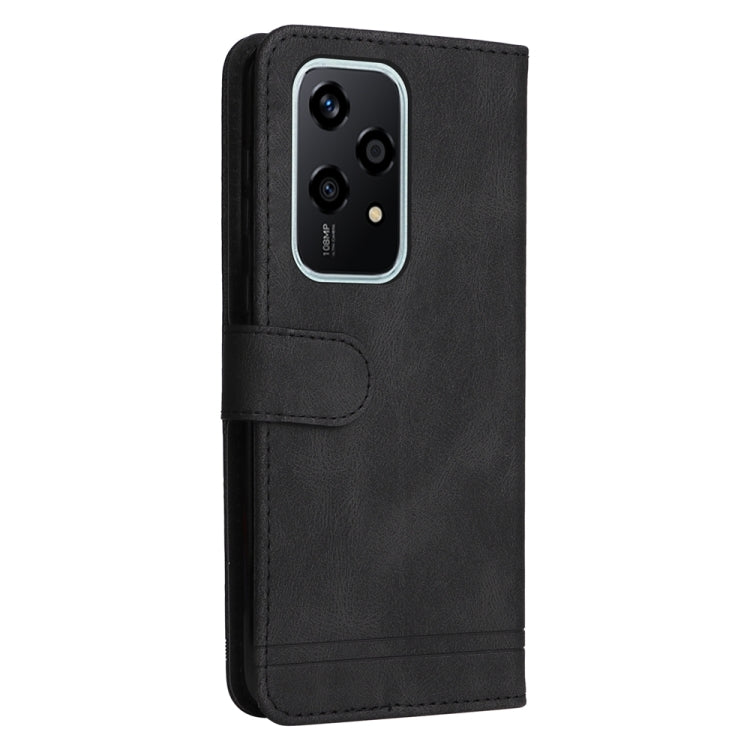 For Honor 200 Lite Global Skin Feel Life Tree Metal Button Leather Phone Case