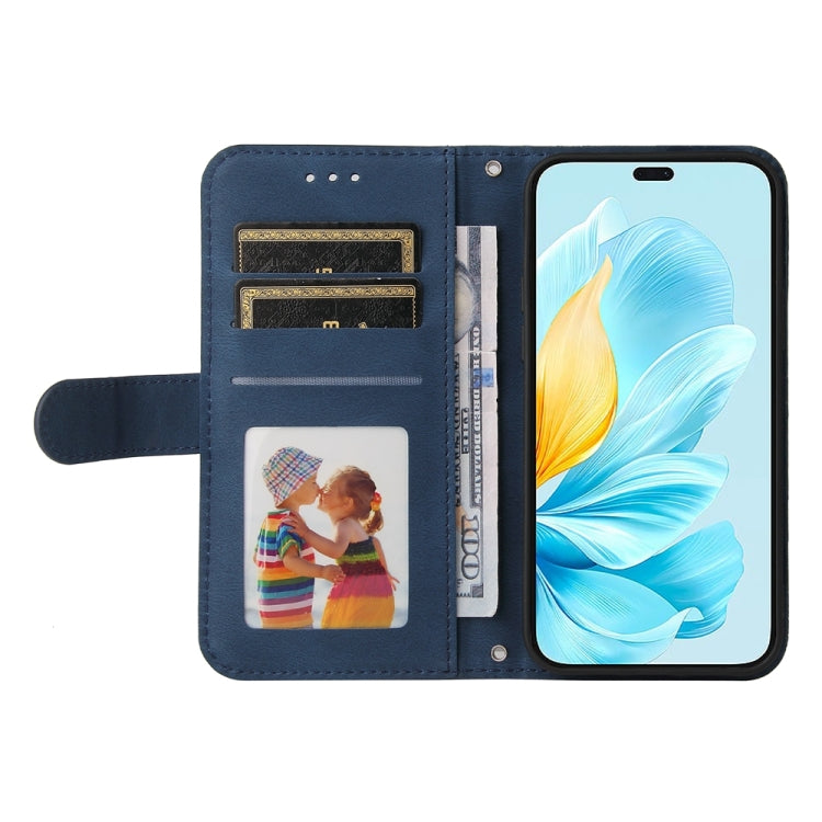 For Honor 200 Lite Global Skin Feel Life Tree Metal Button Leather Phone Case