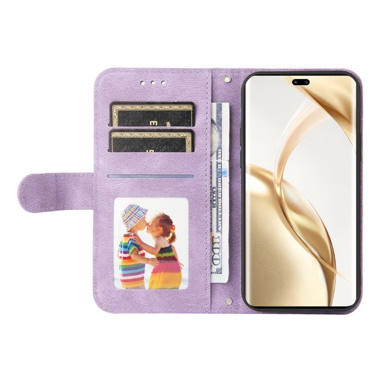 For Honor 200 Pro Skin Feel Life Tree Metal Button Leather Phone Case
