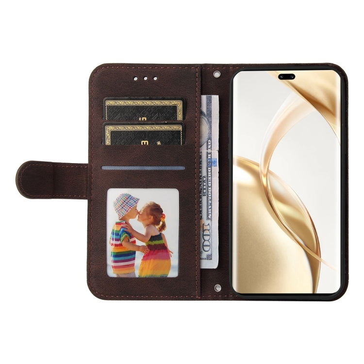 For Honor 200 Pro Skin Feel Life Tree Metal Button Leather Phone Case