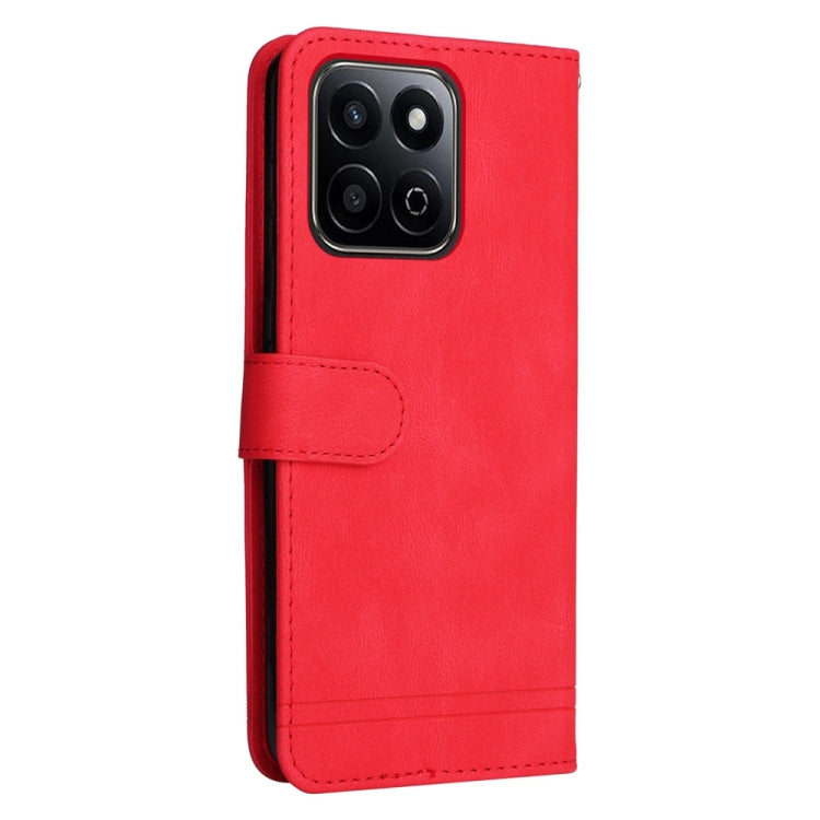 For Honor Play 60 Plus Skin Feel Life Tree Metal Button Leather Phone Case