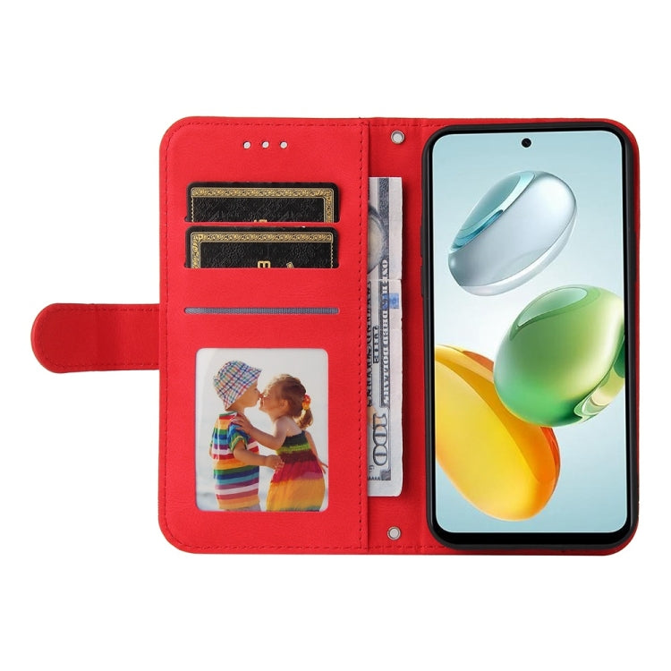 For Honor Play 60 Plus Skin Feel Life Tree Metal Button Leather Phone Case