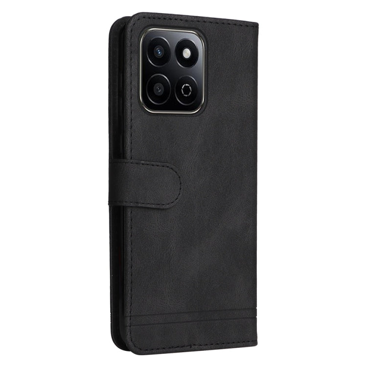 For Honor Play 60 Plus Skin Feel Life Tree Metal Button Leather Phone Case