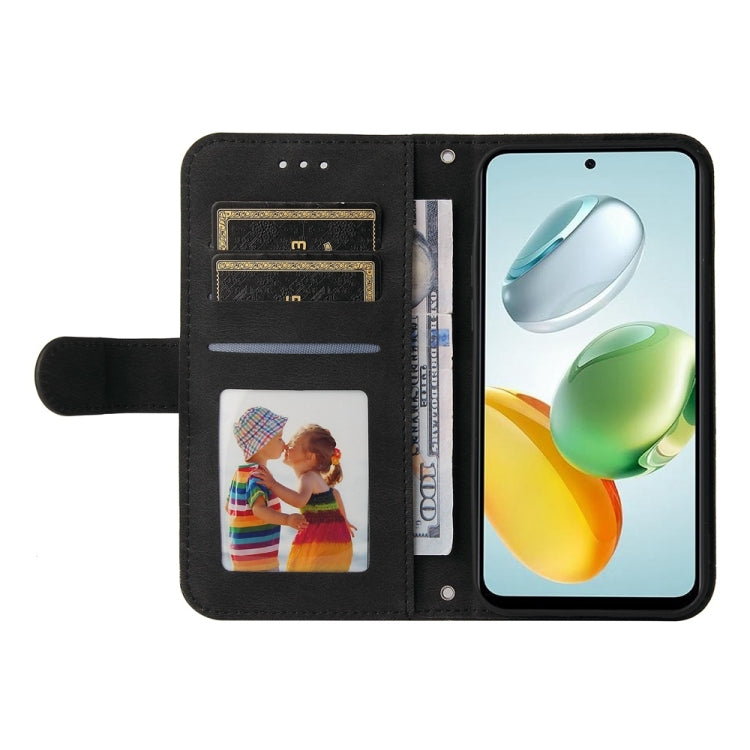For Honor Play 60 Plus Skin Feel Life Tree Metal Button Leather Phone Case