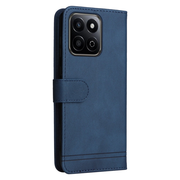 For Honor Play 60 Plus Skin Feel Life Tree Metal Button Leather Phone Case