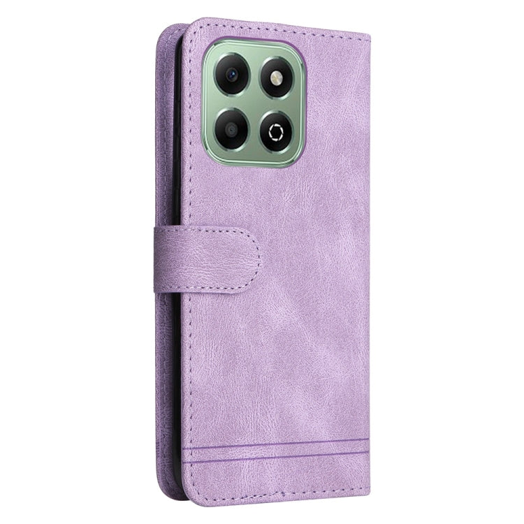 For Honor X6b 4G / X6c 4G / X5b / X5b Plus Skin Feel Life Tree Metal Button Leather Phone Case