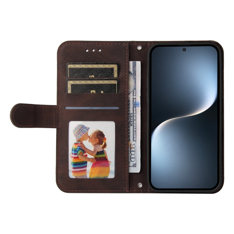 For Honor Magic7 Skin Feel Life Tree Metal Button Leather Phone Case