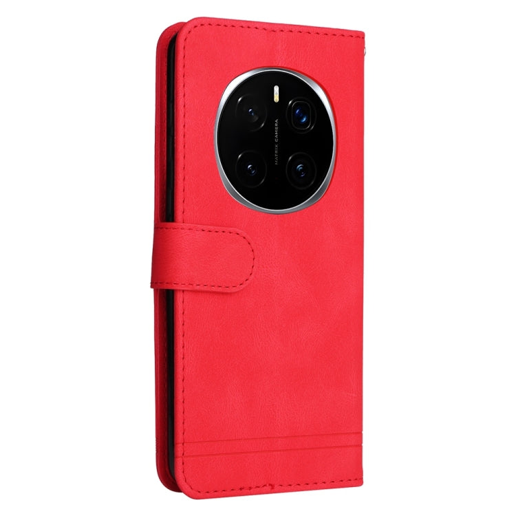For Honor Magic7 Pro Skin Feel Life Tree Metal Button Leather Phone Case