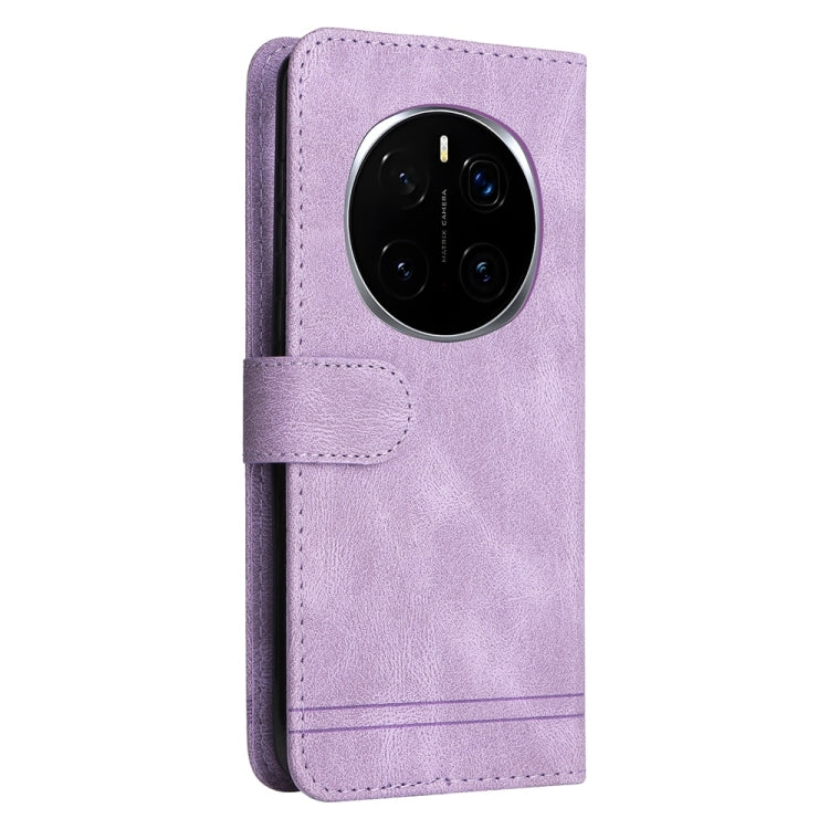 For Honor Magic7 Pro Skin Feel Life Tree Metal Button Leather Phone Case