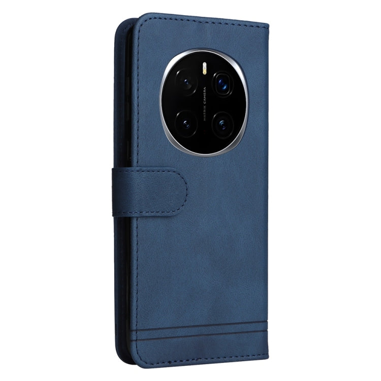 For Honor Magic7 Pro Skin Feel Life Tree Metal Button Leather Phone Case