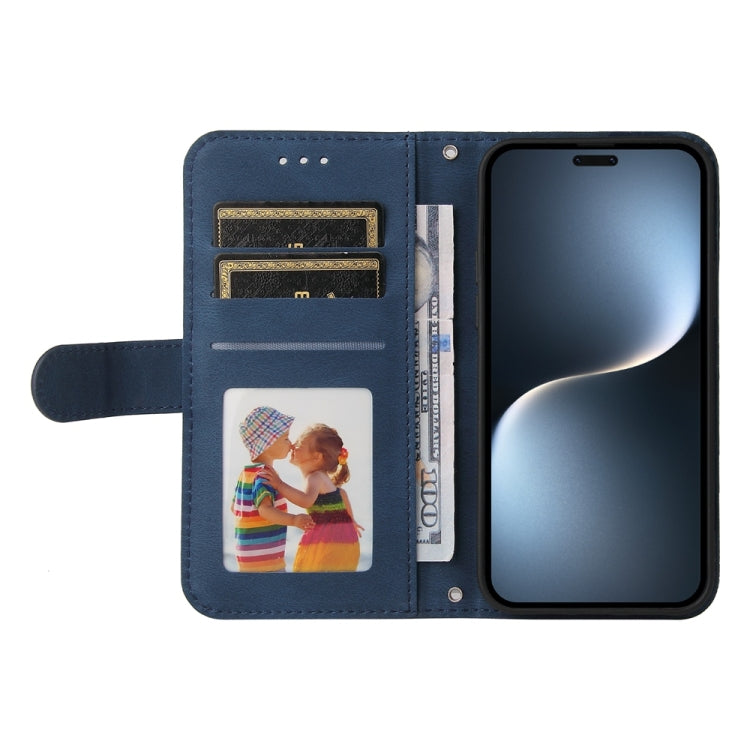 For Honor Magic7 Pro Skin Feel Life Tree Metal Button Leather Phone Case