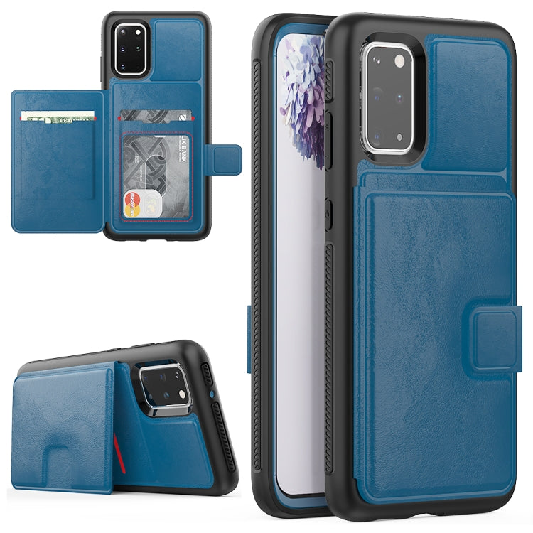 For Samsung Galaxy S20+ Shockproof PC + TPU + PU Leather Protective Case with Holder & Card Slot & Wallet