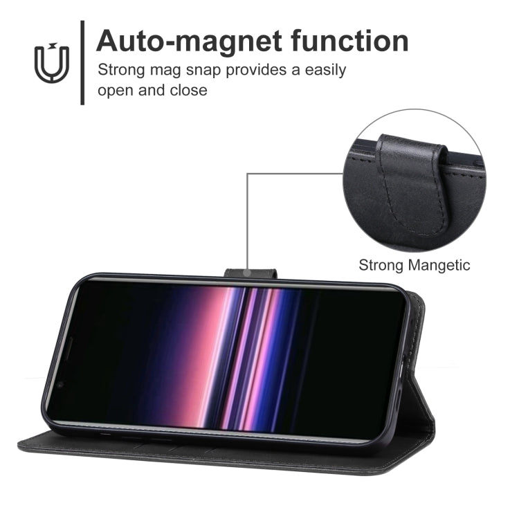 For Sony Xperia 5 V Leather Phone Case