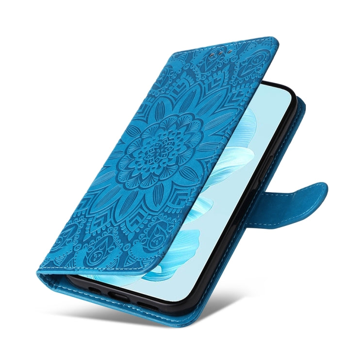 For Honor 200 Lite Global Embossed Sunflower Leather Phone Case