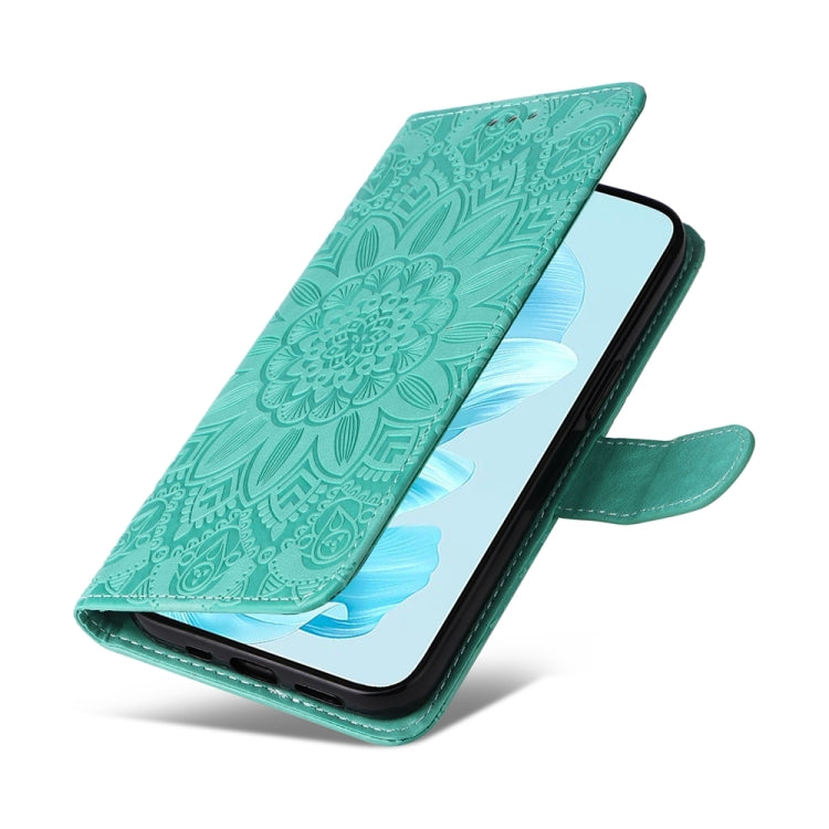 For Honor 200 Lite Global Embossed Sunflower Leather Phone Case