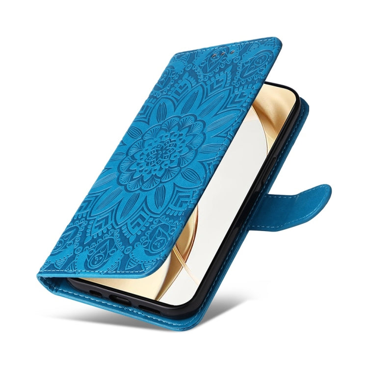For Honor 200 Embossed Sunflower Leather Phone Case