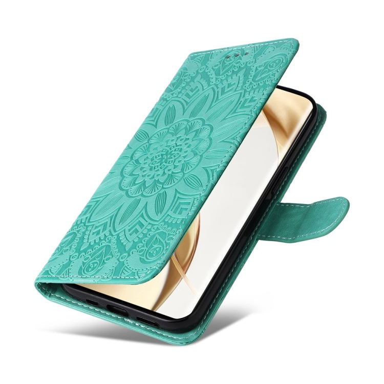 For Honor 200 Pro Embossed Sunflower Leather Phone Case