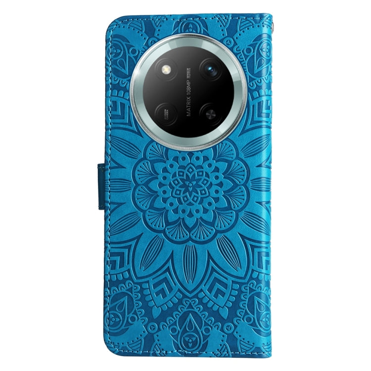 For Honor X9c / Magic7 Lite Embossed Sunflower Leather Phone Case