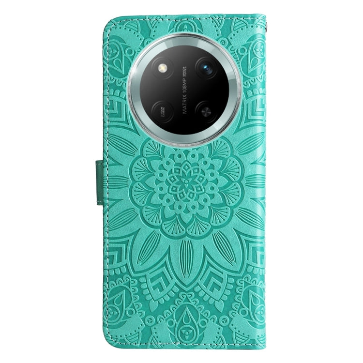 For Honor X9c / Magic7 Lite Embossed Sunflower Leather Phone Case