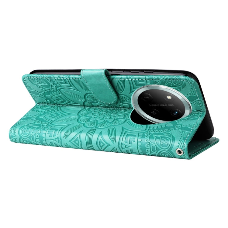 For Honor X9c / Magic7 Lite Embossed Sunflower Leather Phone Case