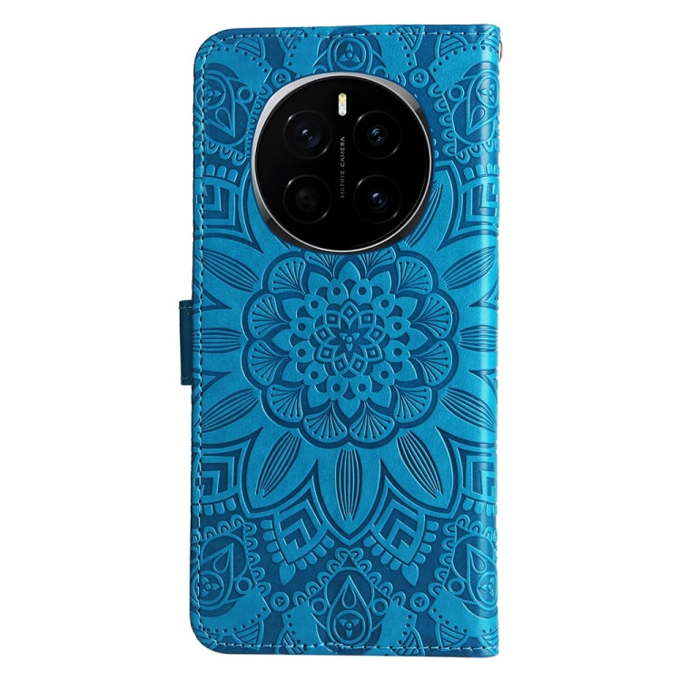 For Honor Magic7 Embossed Sunflower Leather Phone Case