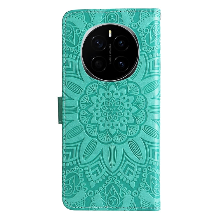For Honor Magic7 Embossed Sunflower Leather Phone Case