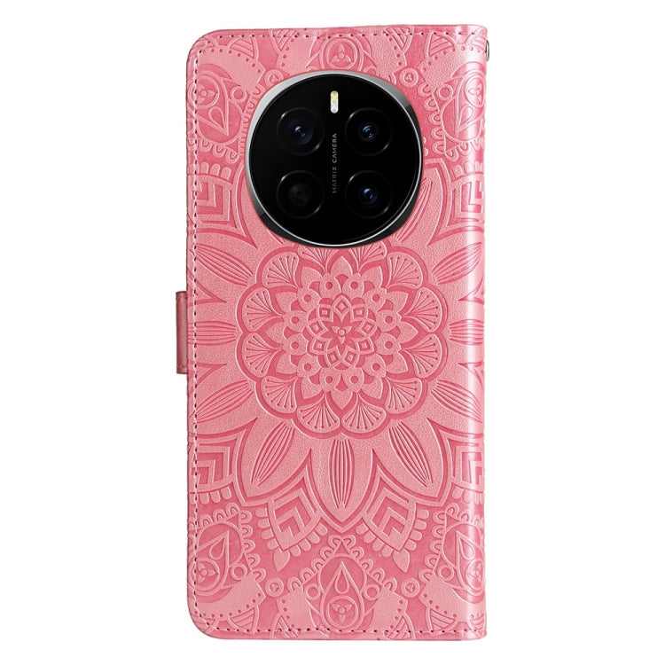 For Honor Magic7 Embossed Sunflower Leather Phone Case
