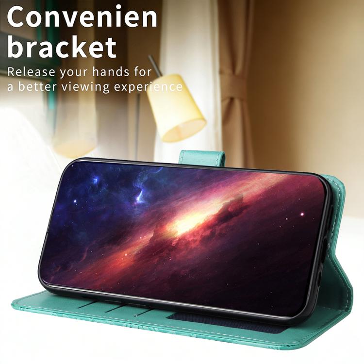 For Honor X6d 5G / Play 60A 5G Embossed Sunflower Leather Phone Case