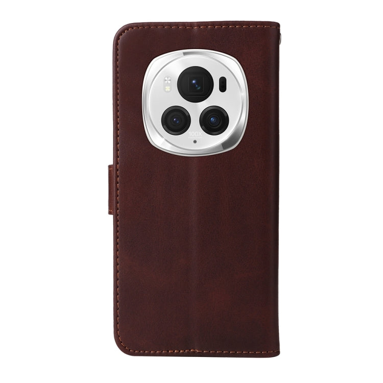For Honor Magic6 Pro Classic Calf Texture Flip Leather Phone Case