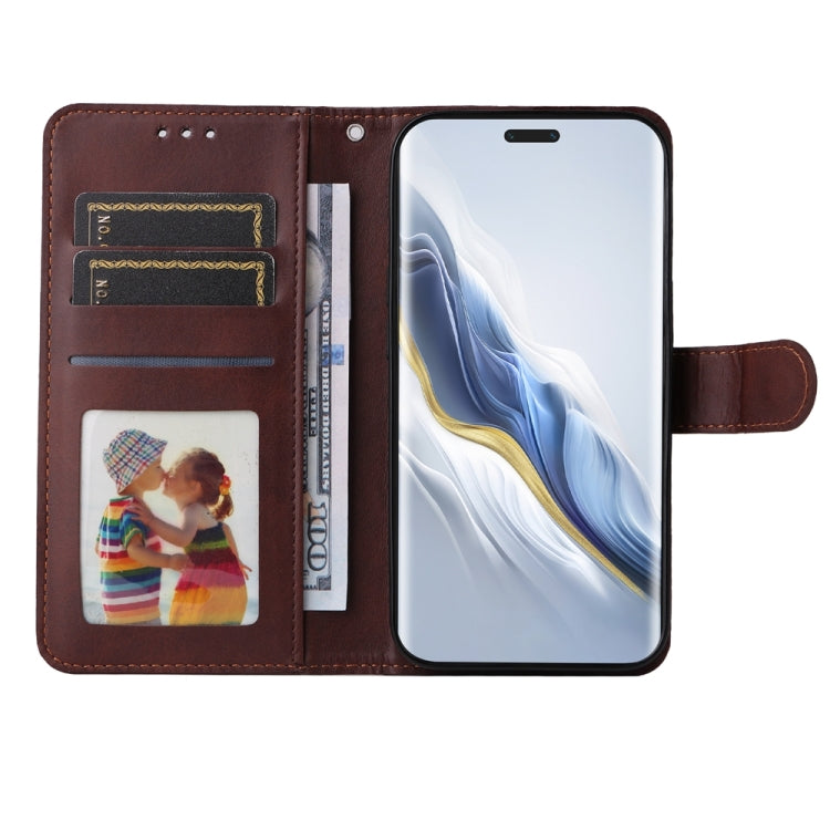 For Honor Magic6 Pro Classic Calf Texture Flip Leather Phone Case