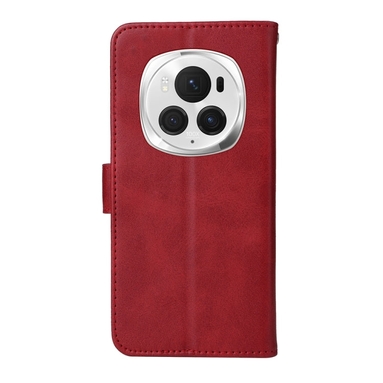 For Honor Magic6 Pro Classic Calf Texture Flip Leather Phone Case