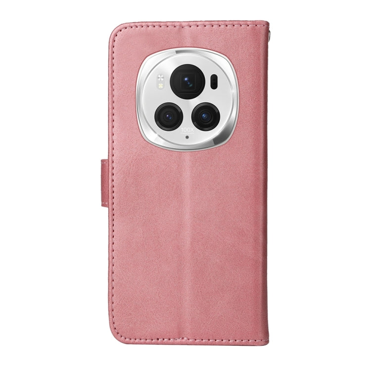 For Honor Magic6 Pro Classic Calf Texture Flip Leather Phone Case