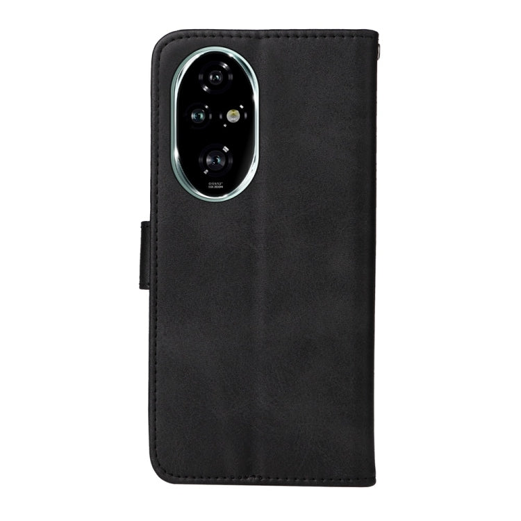 For Honor 200 Pro Classic Calf Texture Flip Leather Phone Case