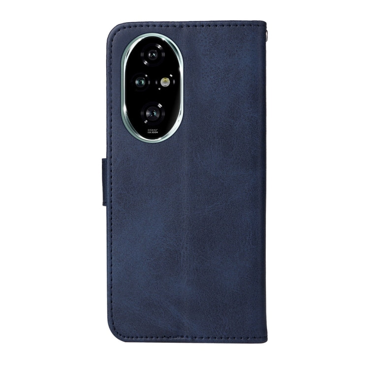 For Honor 200 Pro Classic Calf Texture Flip Leather Phone Case