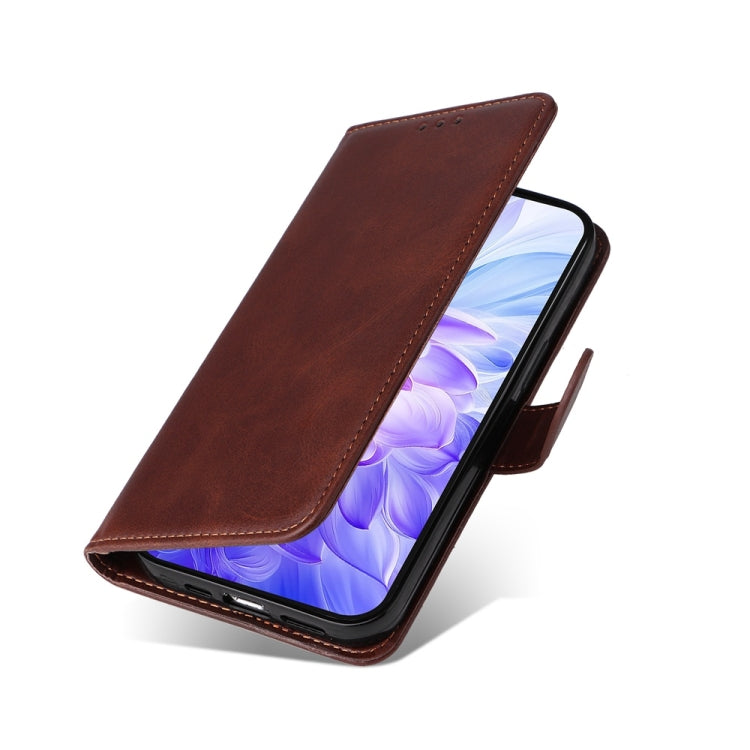 For Honor X60i Classic Calf Texture Flip Leather Phone Case