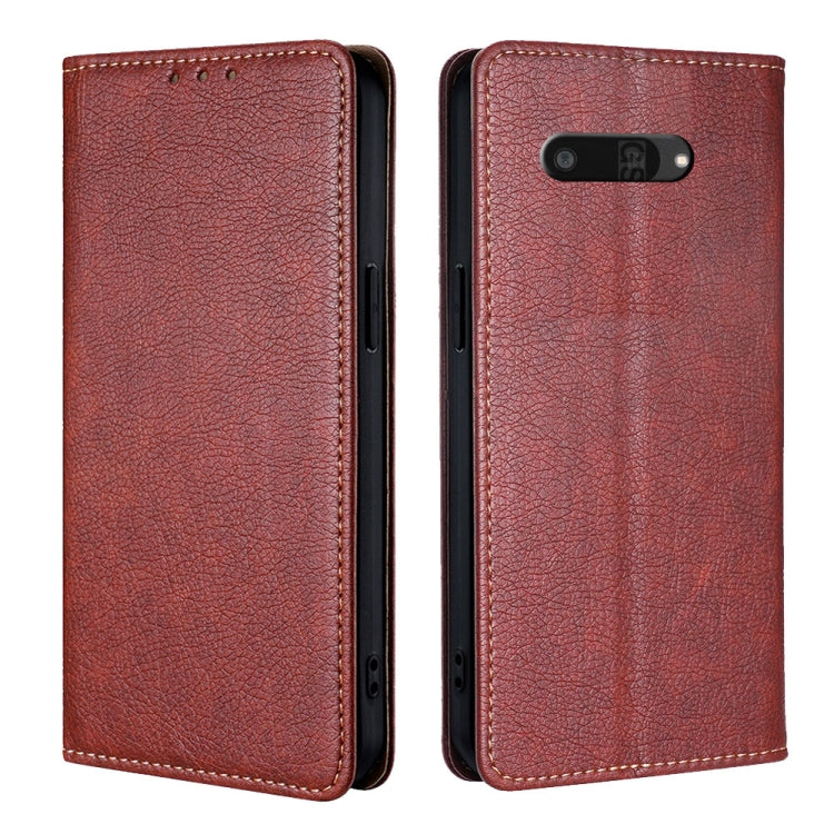 For Kyocera Digno SX4 5G Gloss Oil Solid Color Magnetic Leather Phone Case