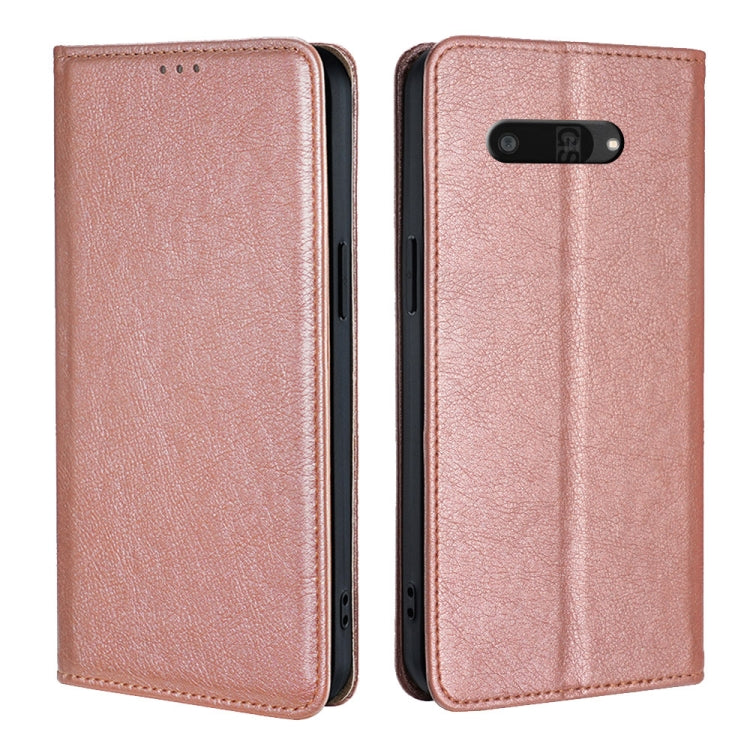 For Kyocera Digno SX4 5G Gloss Oil Solid Color Magnetic Leather Phone Case