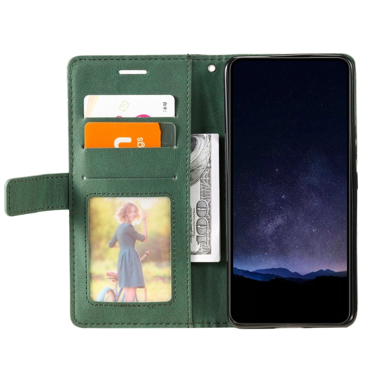 For OPPO Reno11 F Skin Feel Splicing Leather Phone Case