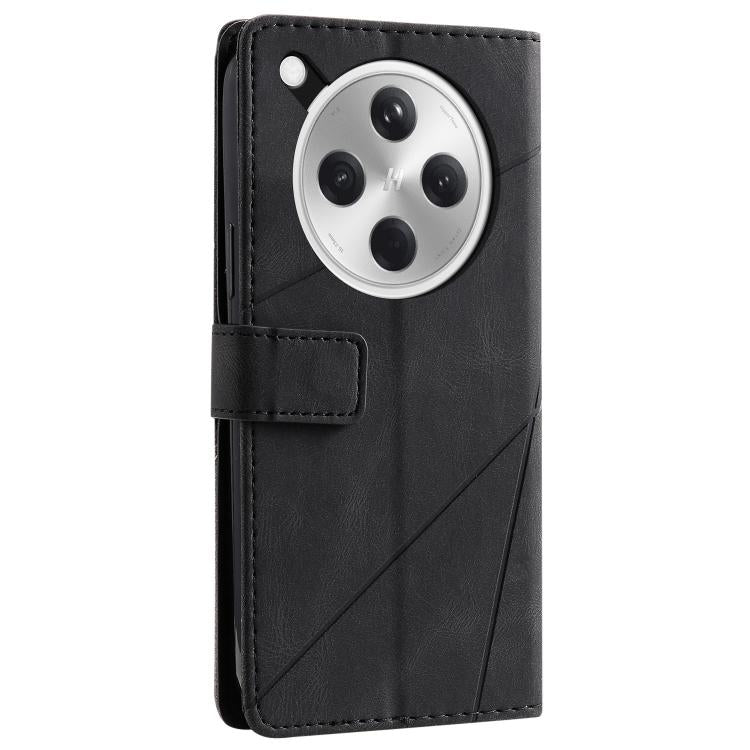 For OPPO Find X8 5G Skin Feel Splicing Leather Phone Case