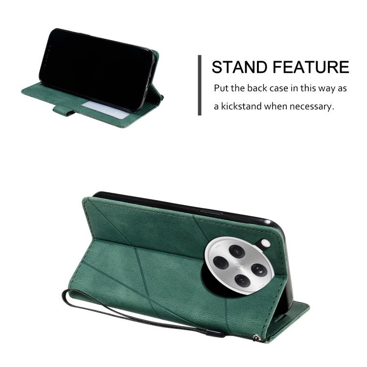 For OPPO Find X8 5G Skin Feel Splicing Leather Phone Case