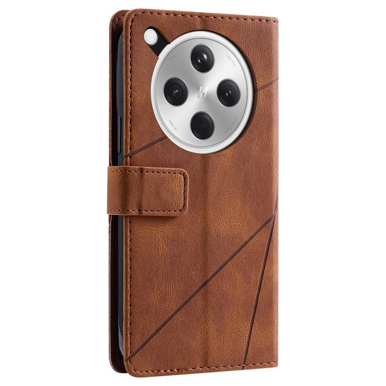 For OPPO Find X8 5G Skin Feel Splicing Leather Phone Case