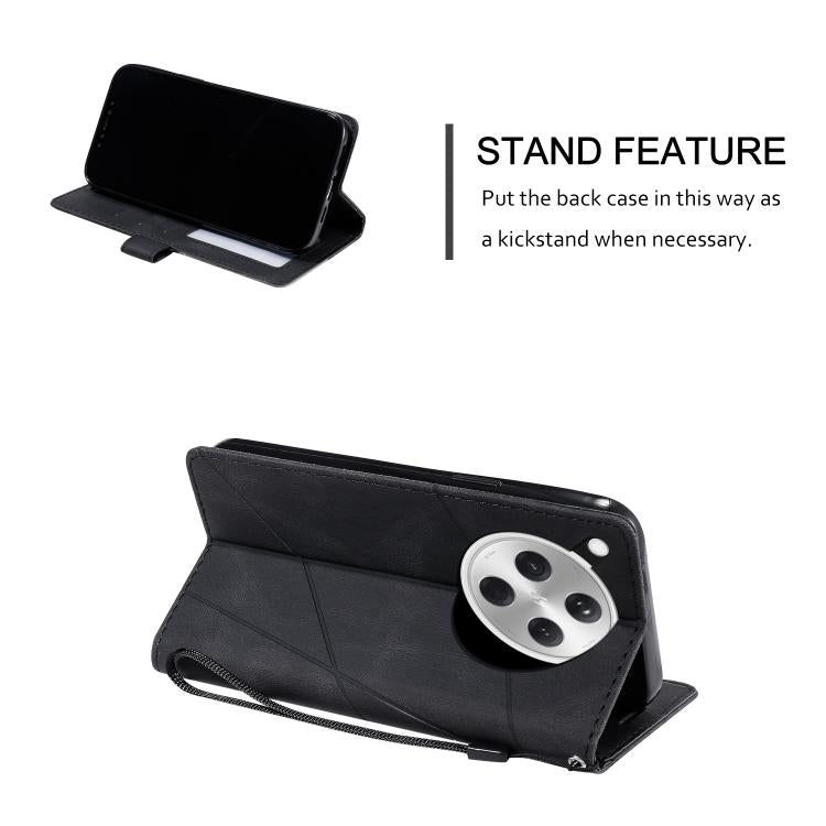 For OPPO Find X8 Pro 5G Skin Feel Splicing Leather Phone Case