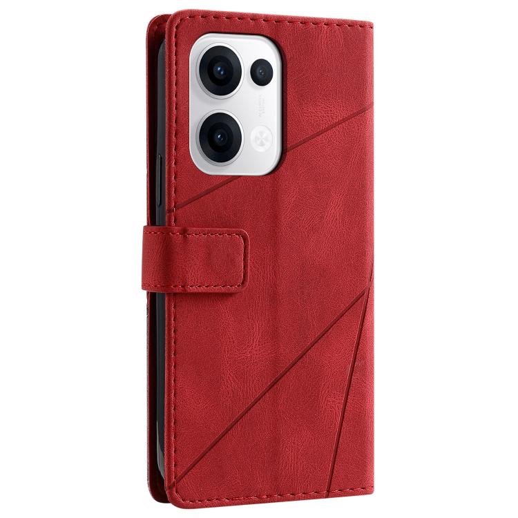 For OPPO Reno13 5G Skin Feel Splicing Leather Phone Case