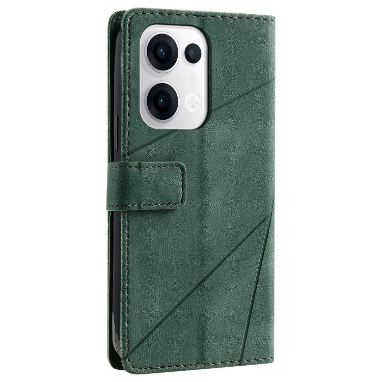 For OPPO Reno13 5G Skin Feel Splicing Leather Phone Case