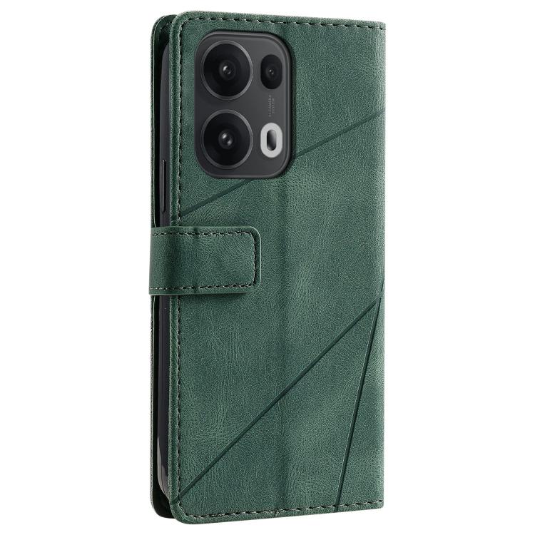 For OPPO Reno13 Pro 5G Skin Feel Splicing Leather Phone Case