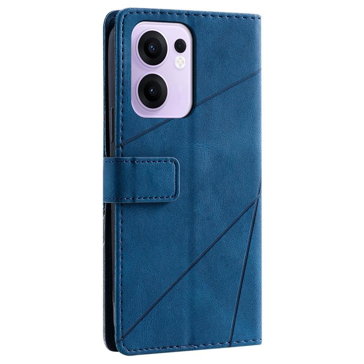 For OPPO Reno13 F 5G Global/ 4G India Skin Feel Splicing Leather Phone Case