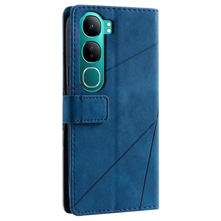 For vivo Y300 5G / V40 Lite IND Skin Feel Splicing Leather Phone Case