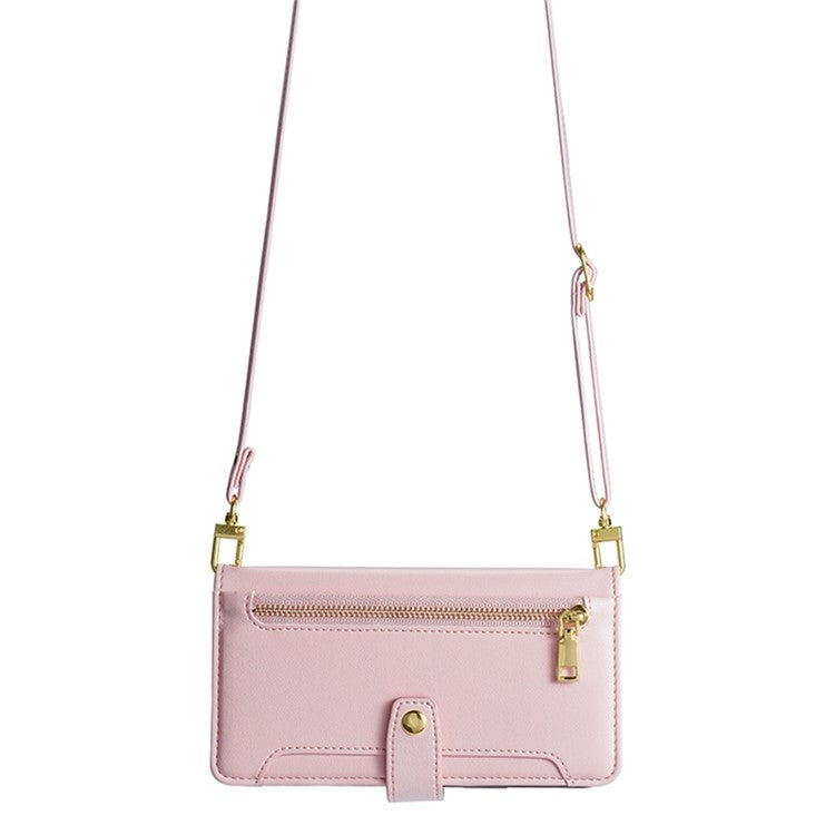For Xiaomi Redmi A3 4G Sheep Texture Cross-body Zipper Wallet Leather Phone Case