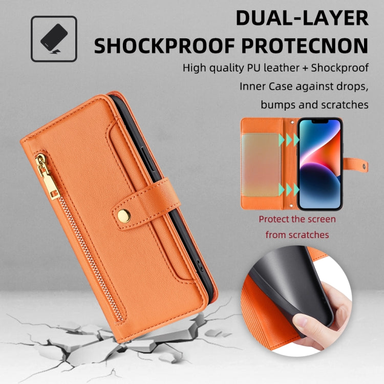 For Xiaomi Redmi Turbo 3 5G Sheep Texture Cross-body Zipper Wallet Leather Phone Case